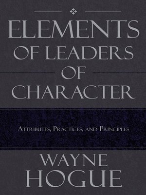 cover image of Elements of Leaders of Character